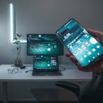 menampilkan-layar-hp-ke-laptop